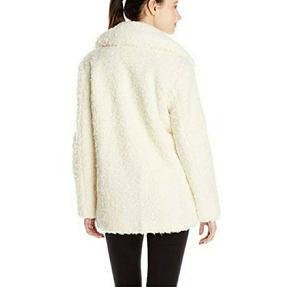 Celebrity Pink Jackets & Blazers - Celebrity Pink ivory faux fur coat